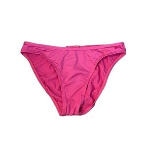 Everlast Classic Full Coverage‎ Bikini Bottom Hot Pink Nylon Mid-Rise M